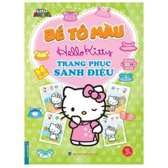Bộ 5 Cuốn Tô Màu Hello Kitty