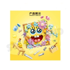 Đồ Chơi Lắp Ráp Khung Hoa Nghệ Thuật Bọt Biển SpongeBob SquarePants – SEMBO 612215