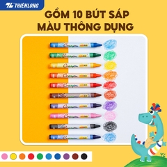 Bút Sáp Màu Crayon New CR-C07 10 Màu