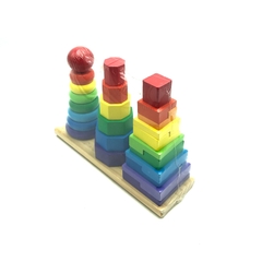 Đồ Chơi Bộ Xếp Chồng 3 Cột Vivitoys 296