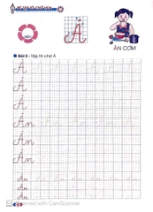 Tủ Sách Bé Vào Lớp 1 - Bé Tập Tô Chữ Hoa Dành Cho Học Sinh Mẫu Giáo Lớn