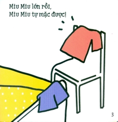 Ehon Kĩ Năng Sống - Miu Miu Tự Lập - Mặc Quần Áo