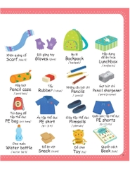 Cuốn Sách Từ Vựng Đầu Tiên Của Tôi - My First Word Book - Trường Học - School