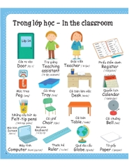 Cuốn Sách Từ Vựng Đầu Tiên Của Tôi - My First Word Book - Trường Học - School