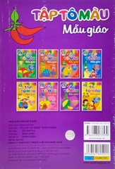 Tập Tô Màu Mẫu Giáo - Chủ Đề Quả