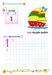 Tủ Sách Bé Vào Lớp 1 - Bé Tập Đếm Và Tập Tô