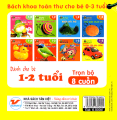 Combo 8 Cuốn Bách Khoa Toàn Thư Cho Bé Từ 1-2 Tuổi