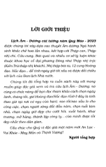 Lịch Âm Dương Cát Tường Năm Quý Mão 2023