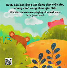 Tủ Sách Ehon - Song Ngữ - Trốn Tìm Cùng Động Vật