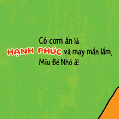 Ehon - Kĩ Năng Sống - Miu Bé Nhỏ - Đừng Biếng Ăn Nhé!