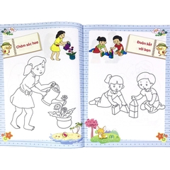 Tập Tô Màu Mẫu Giáo - Chủ Đề Kỹ Năng Sống