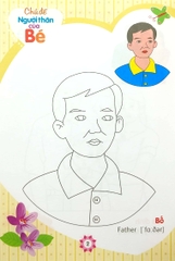Tập Tô Màu Nhà Trẻ - Chủ Đề Người Thân Của Bé