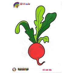 Bé Tô Màu Mẫu Giáo - Rau Củ Quả