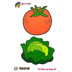 Bé Tô Màu Mẫu Giáo - Rau Củ Quả