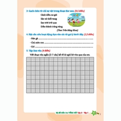 Bộ Đề Kiểm Tra Tiếng Việt Lớp 3 Tập 1 (Kết Nối Tri Thức Với Cuộc Sống)