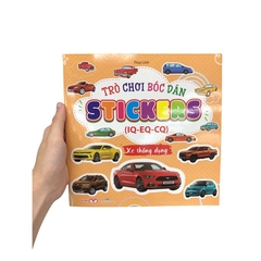 Trò Chơi Bóc Dán Sticker IQ-EQ-CQ - Xe Thông Dụng