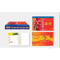 Lịch Bàn Tuần 2025 - Tự Hào Một Dải Non Sông