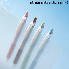 Combo 5 Bút Gel Deli EG611X Mùi Thơm Dâu Màu Đen 0.5mm