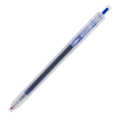 Combo 5 Bút Gel Bấm Deli EG118-LB Màu Xanh Nhạt 0.5mm