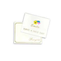 Thiệp Gấp Dán Hình Nổi Smile