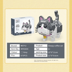 Đồ Chơi Lắp Ráp Mèo Mướp Can Trường – Moyu 93004 673M