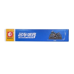 Đồ Chơi Bộ Lắp Ráp Siêu Xe Mô Tô Tốc Độ Màu Xanh Sembo 714532