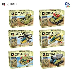 Đồ Chơi Xếp Hình Qman - Biệt Đội Quân Sự (Bán Lẻ) 41108