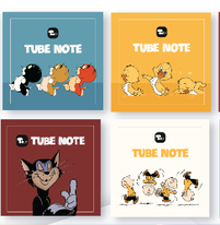 Sổ Tay Vuông Tube Classic Cartoon TB0001
