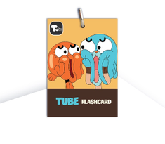Thẻ Flashcard Ghi Từ Vựng Tube Classic Cartoon TB0004