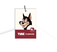 Thẻ Flashcard Ghi Từ Vựng Tube Classic Cartoon TB0004