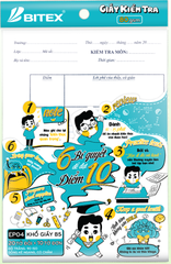 Giấy Kiểm Tra Bitex Khổ B5 Kẻ Ngang Có Chấm 80Gsm Ep04