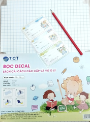 Bọc Đề Can B5 TCT 031 (Bọc Vở Cấp 1 + SGK Cũ)