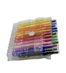 Sáp Vặn Deli 24 Màu Ngắn Ec216-24