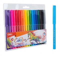 Bút Dạ Nước Deli C10013 18 Màu
