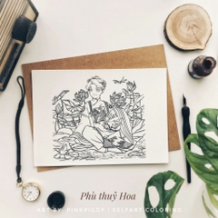 Postcard Phù Thủy Hoa SA-A013 (4 Tranh)