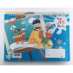 Vở Vẽ Lò Xo Trường Ngân A4 TN215