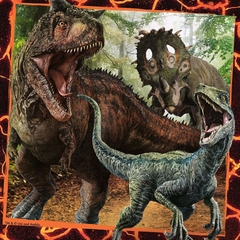 Đồ Chơi Xếp Hình Ravensburger Jurassic World Instinct To Hunt 3X49PC