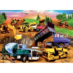 Đồ Chơi Xếp Hình Puzzle Công Trình Xây Dựng Ravensburger Construction Crowd 60 Miếng
