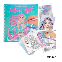 Đồ Chơi Bộ Sưu Tập Thiết Kế Thời Trang Fantasy Model Colouring Book Silver Art Topmodel TM011237