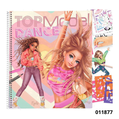 Đồ Chơi Bộ Sưu Tập Thiết Kế Thời Trang Dance Colouring Book Topmodel TM011877