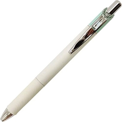 Bút Bi Nước Pentel Energel Clena 0.5mm BLN75LK-C Vỏ Viền Xanh Lá