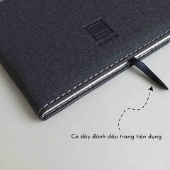 Sổ Bìa Da Hồng Hà A5 4625 200Tr