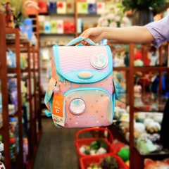 Ba Lô Học Sinh Chống Gù Tiger Family Nature Quest Schoolbag Pro - Peach Waves [Go Green] TGNQ-096A