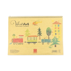 Vở Vẽ Lò Xo Hồng Hà ECO 4947 A4 20 Tờ