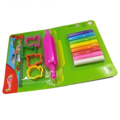 Sáp Nặn Smartkids 8 Màu (4 Khuôn + 1 Cây Lăn) SK BL8M5R
