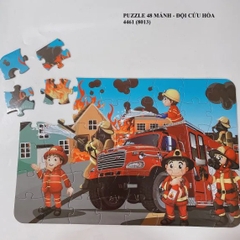 Đồ Chơi Xếp Hình Puzzle 48 Mảnh - Đội Cứu Hỏa 4461