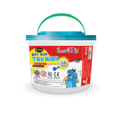 Đất Nặn Smartkids Hộp Nhựa MC02 400g + 5 Khuôn