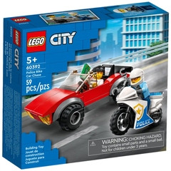 Đồ Chơi Lắp Ráp Lego Mô Tô Cảnh Sát Truy Đuổi Tội Phạm 60392
