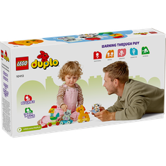 Đồ Chơi Lắp Ráp Lego Tàu Lửa Động Vật 10412