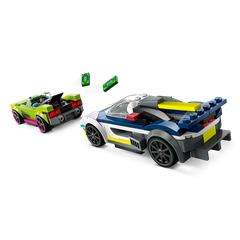 Đồ Chơi Lắp Ráp Lego Xe Cảnh Sát Truy Đuổi Tội Phạm 60415